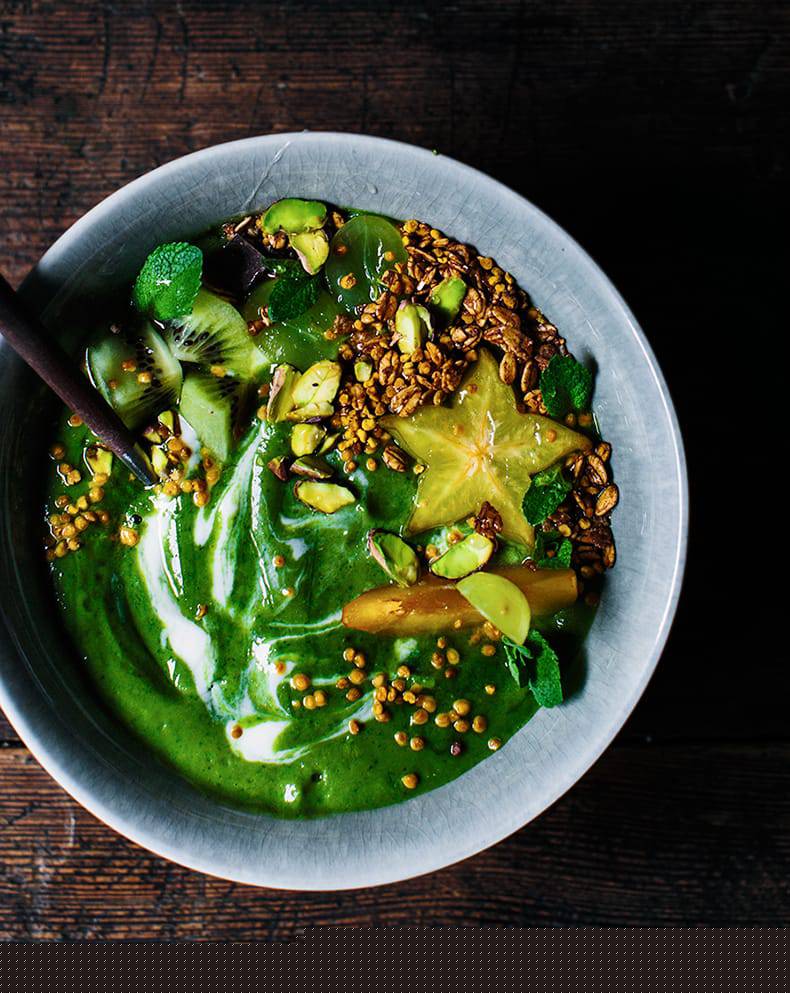 Emergency morning green bowl breakfast